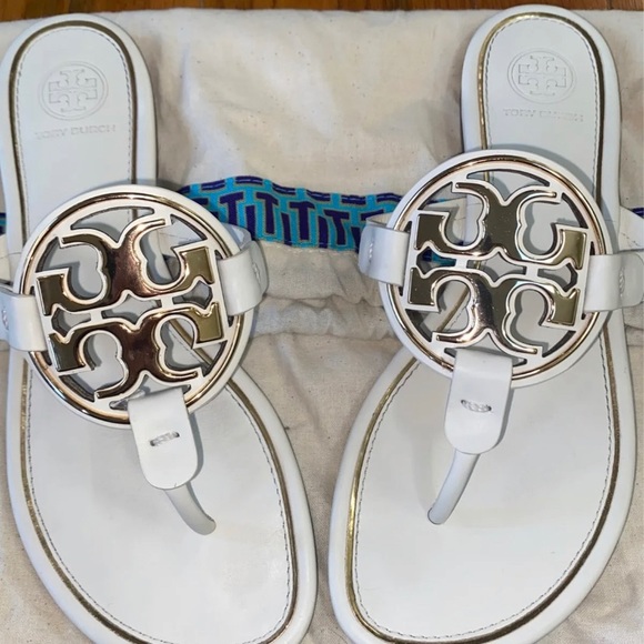 Tory Burch Metal Miller Sandals - Picture 2 of 6